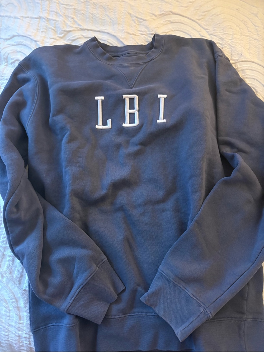 LBI Navy Crewneck
